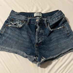 Agolde shorts size 24-good condition
